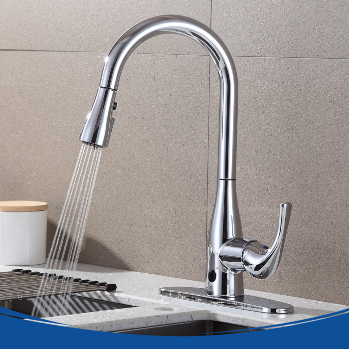 Bio Bidet Pull Down Touchless Kitchen Faucet & Reviews Wayfair